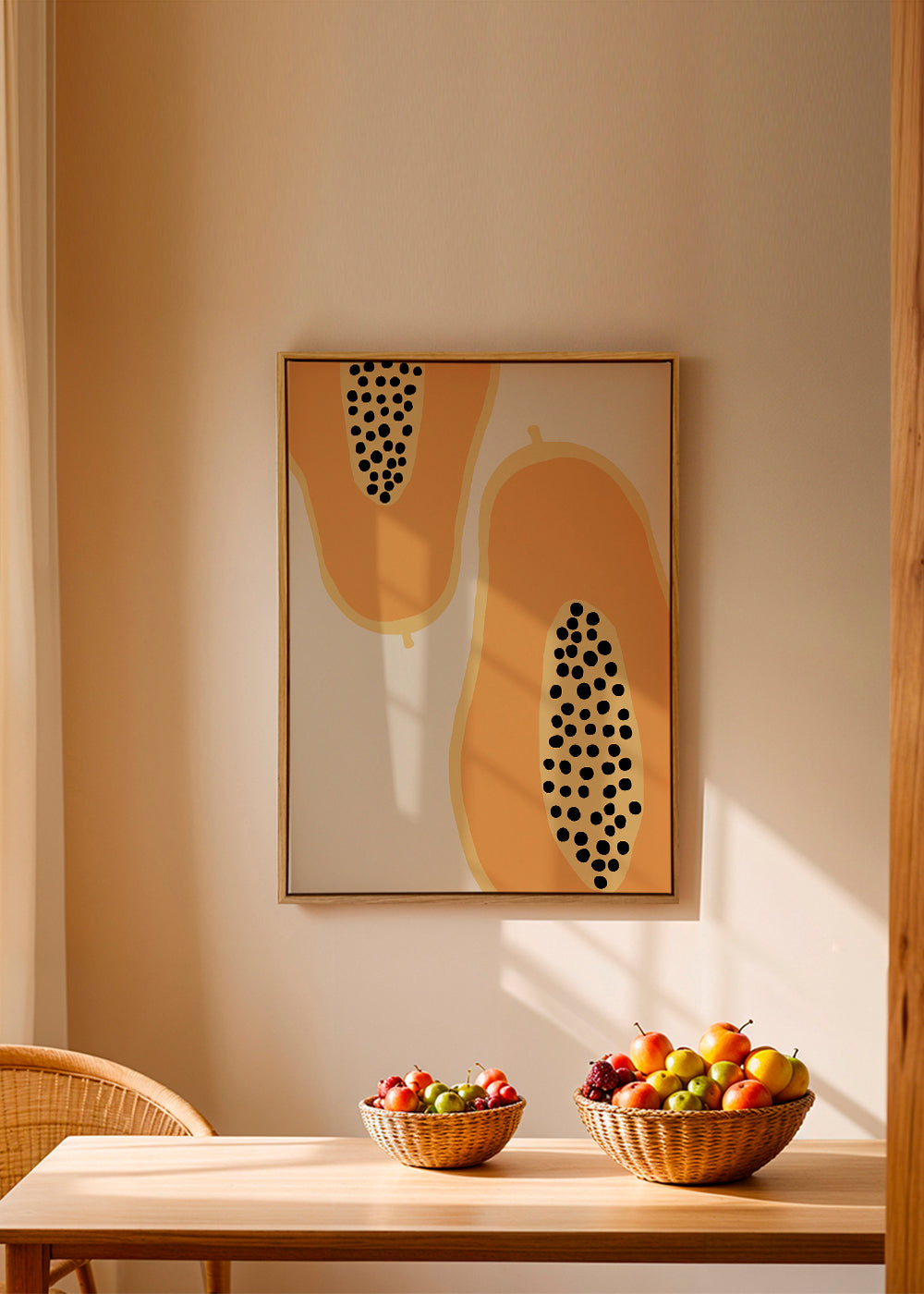 Kökskonst papaya minimal