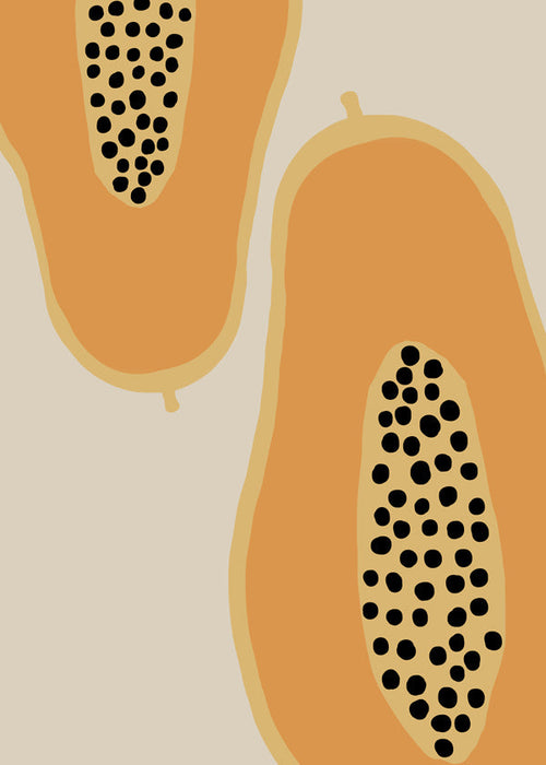 Kökskonst papaya minimal