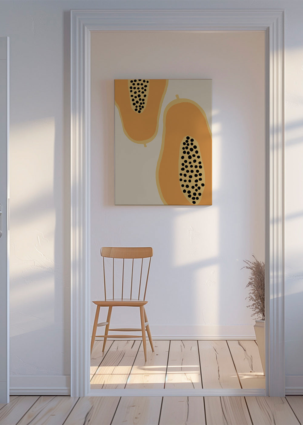 Kökskonst papaya minimal