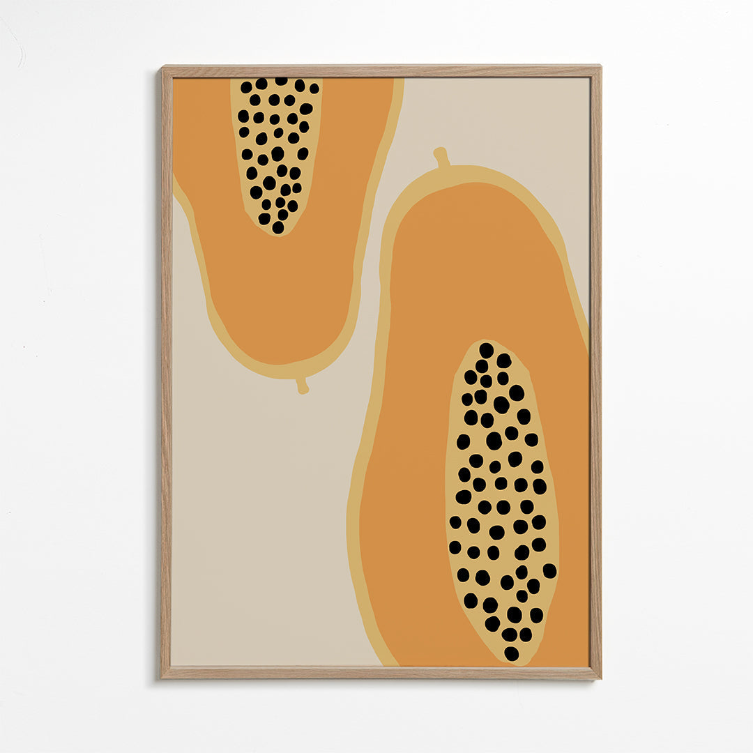 Kökskonst papaya minimal
