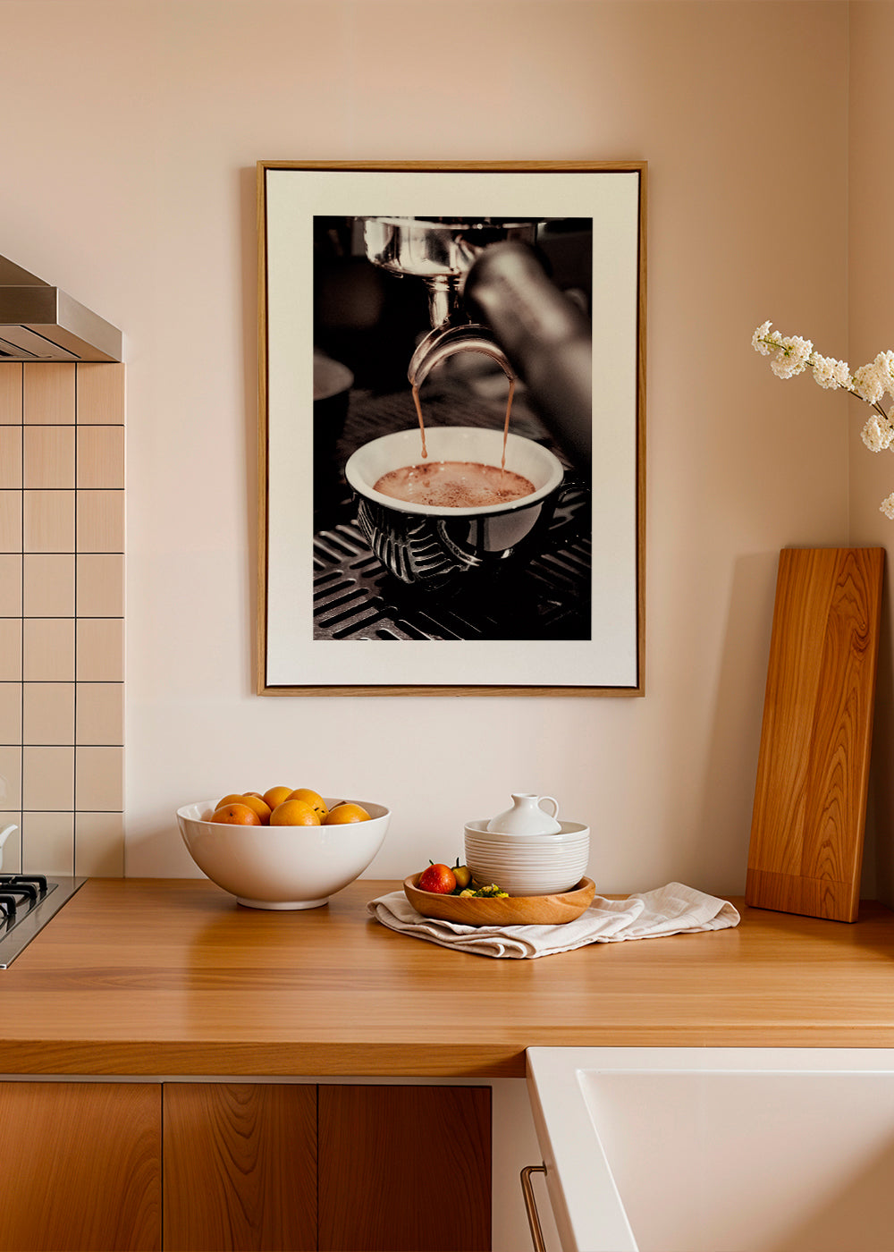 Kökskonst: espresso i kopp