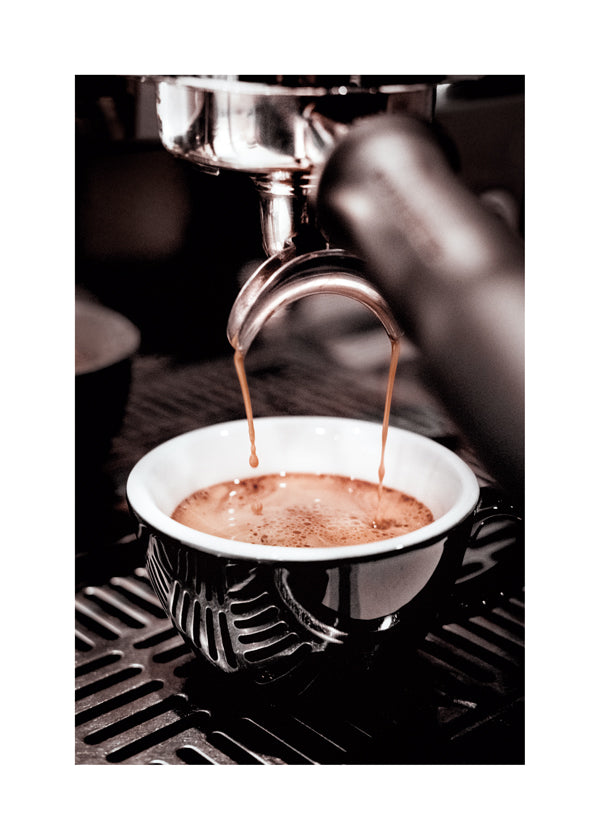 Kökskonst: espresso i kopp