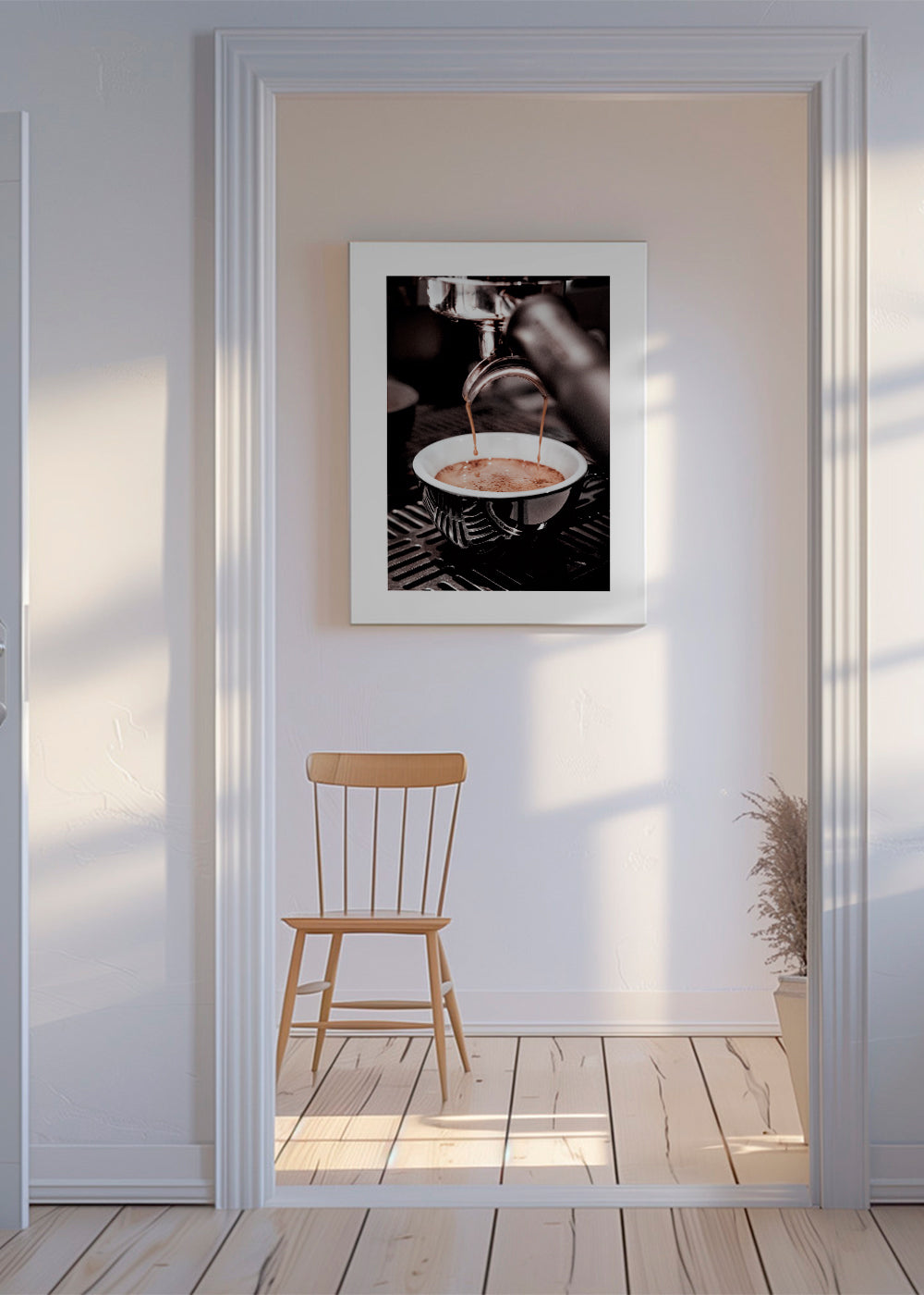 Kökskonst: espresso i kopp