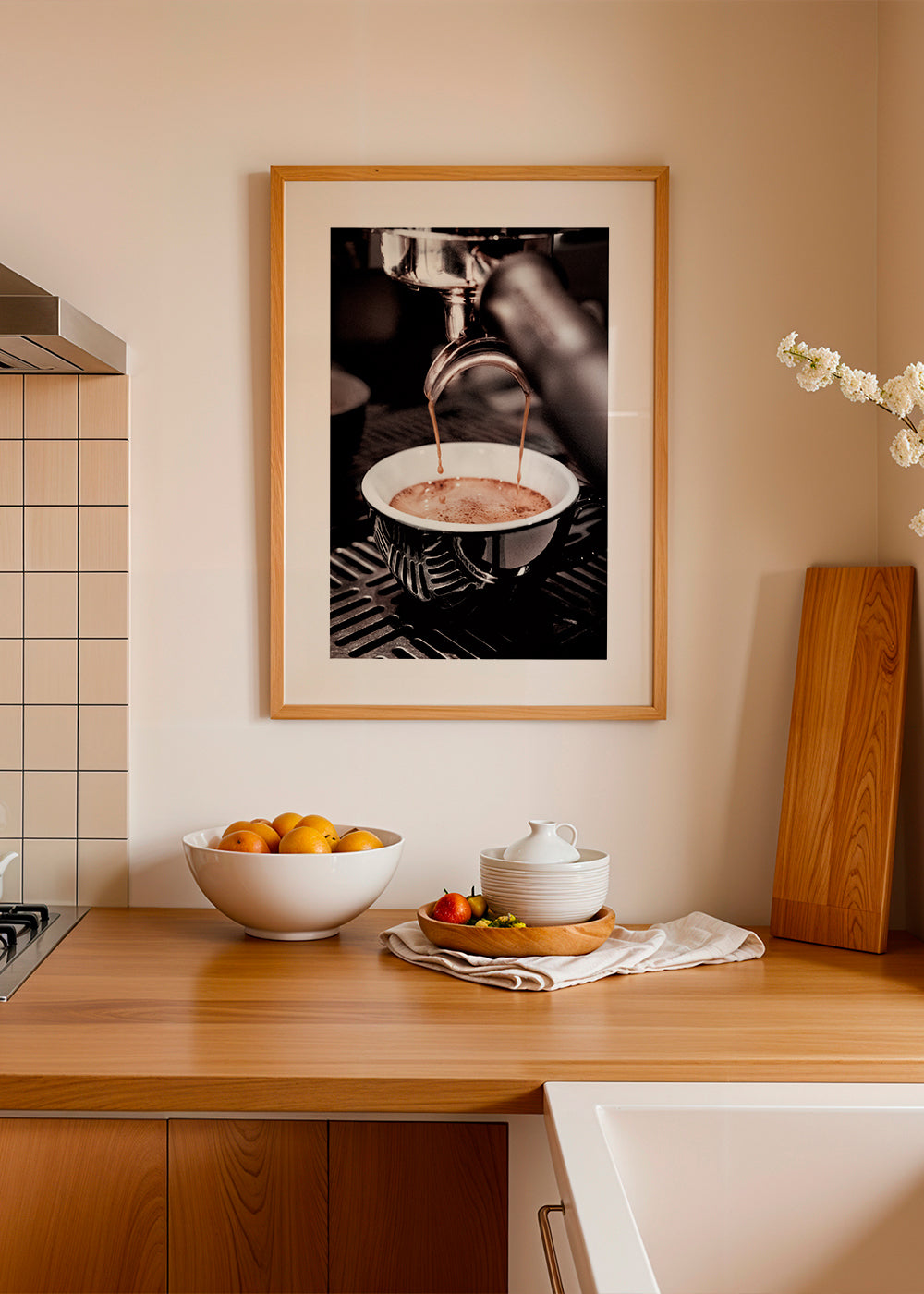 Kökskonst: espresso i kopp