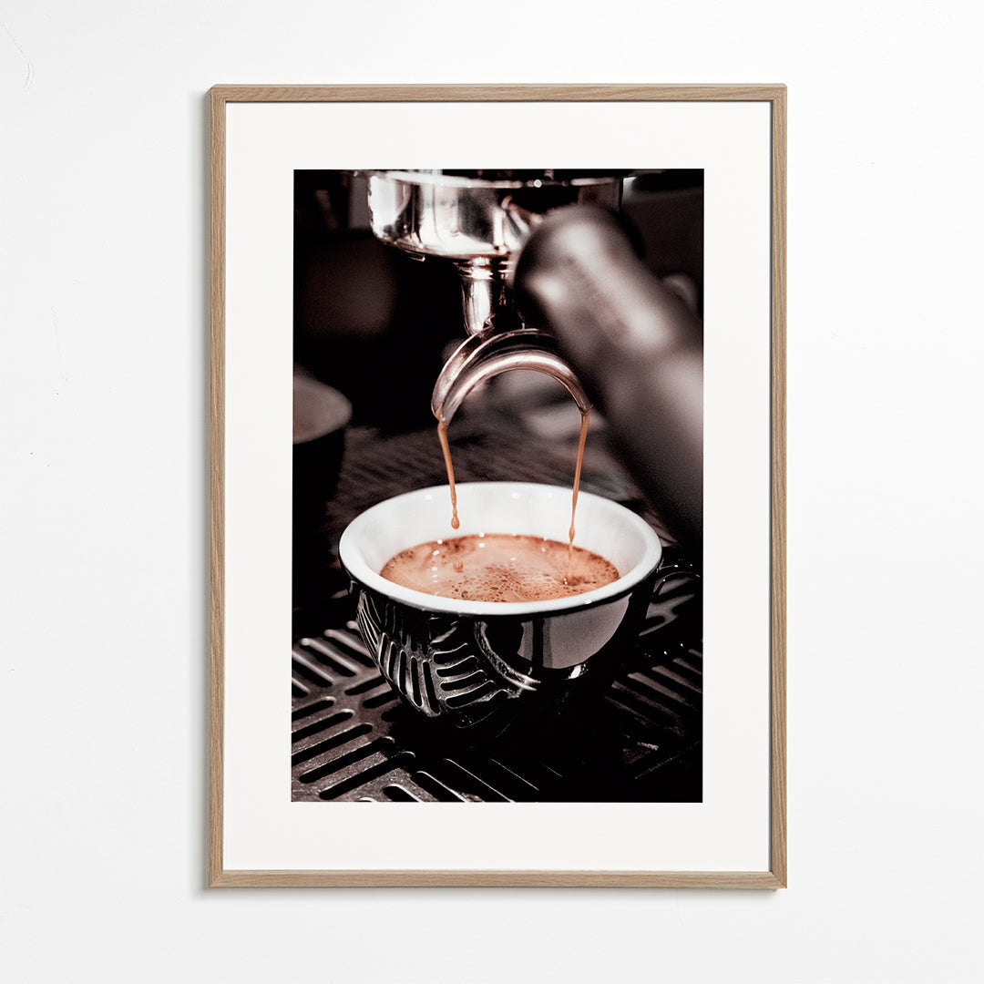 Kökskonst: espresso i kopp