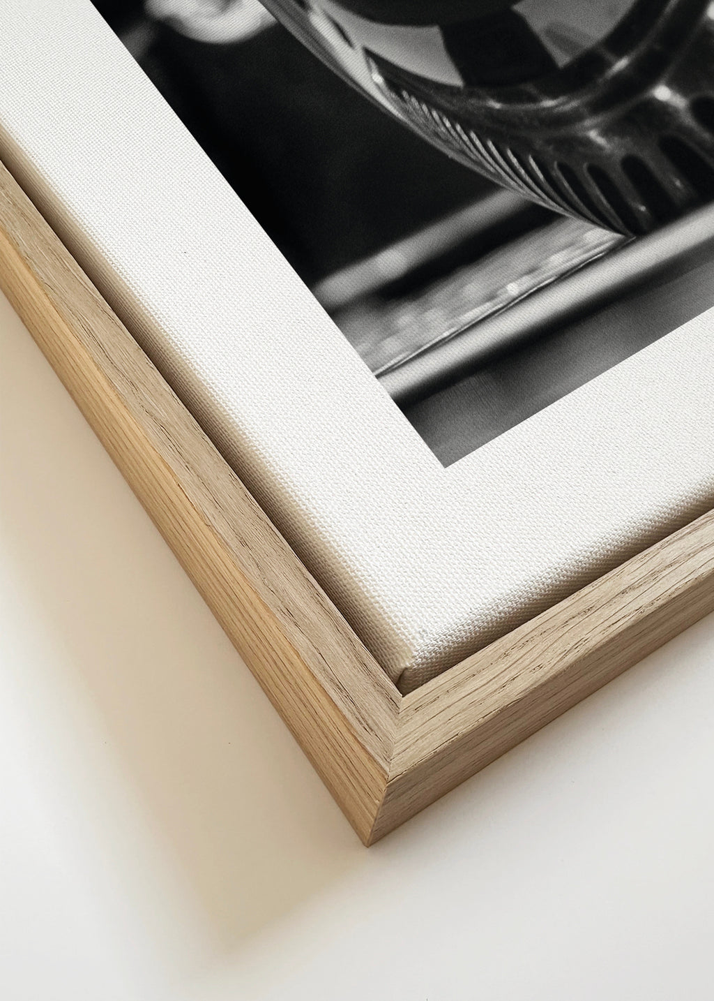 Coffee VIII - Framed canvas detail