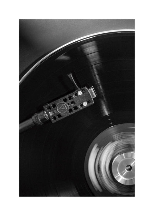 Vinylfotografi närbild