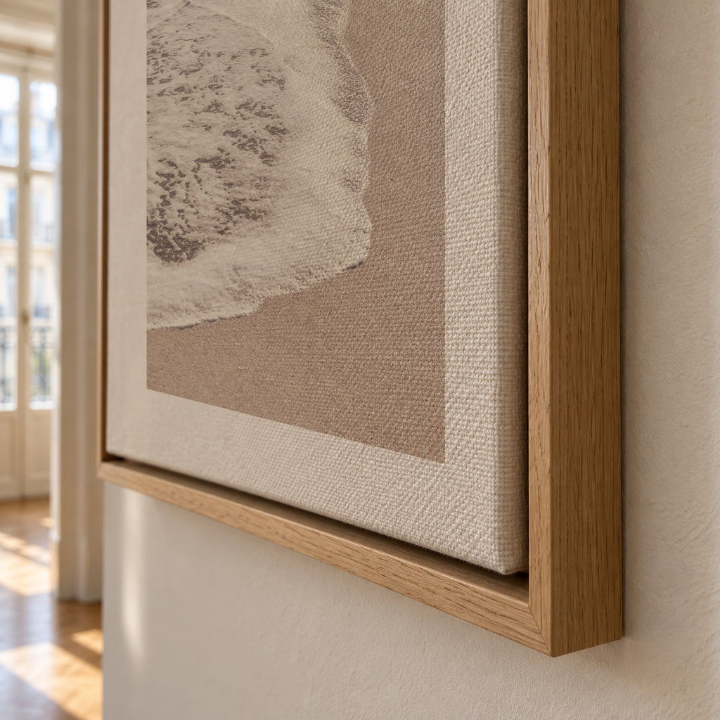 Beach VI - Framed canvas detail