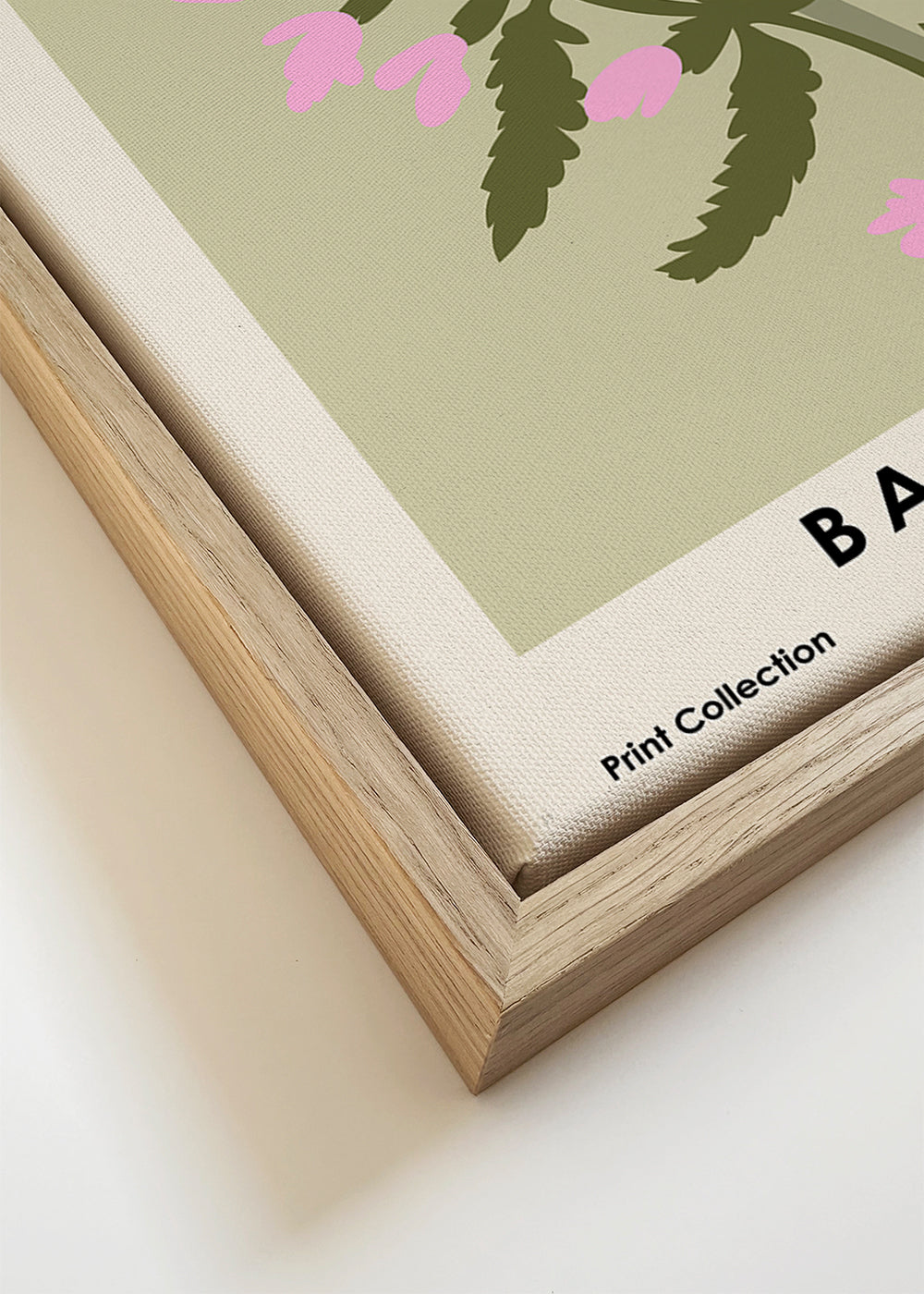 Botanisk poster Flower Market Barcelona
