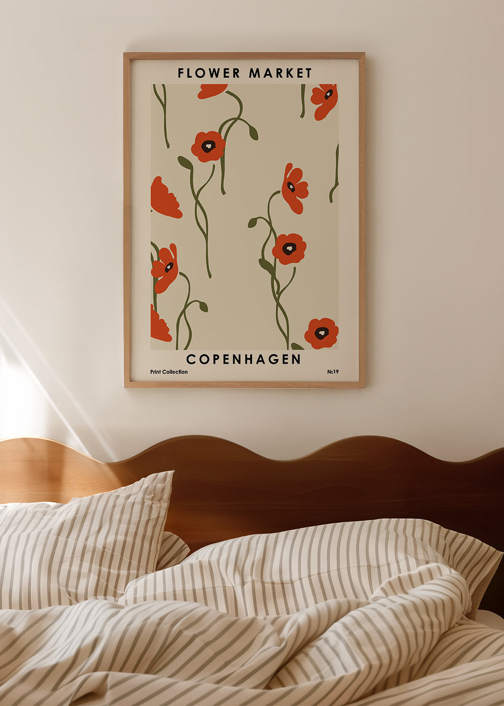Botanisk poster: Köpenhamns vallmo