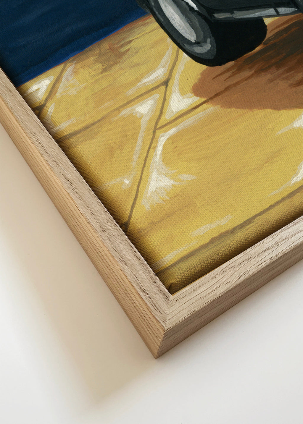 Street Fighter 2 Bonus Stage - Framed canvas detail