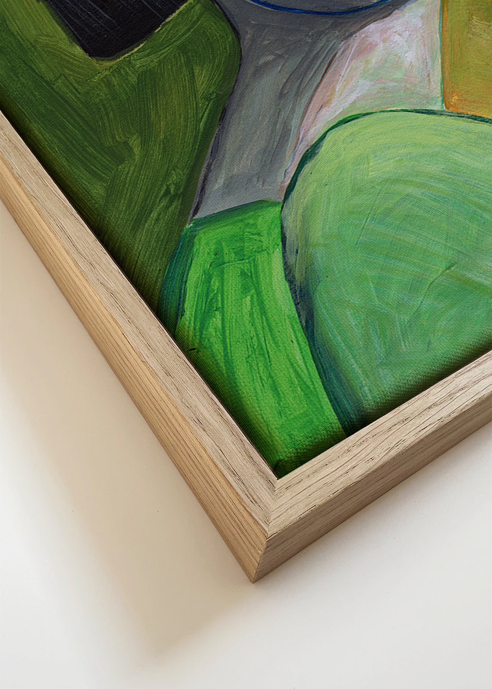 Illustration porträtt kvinna med sidoblick
