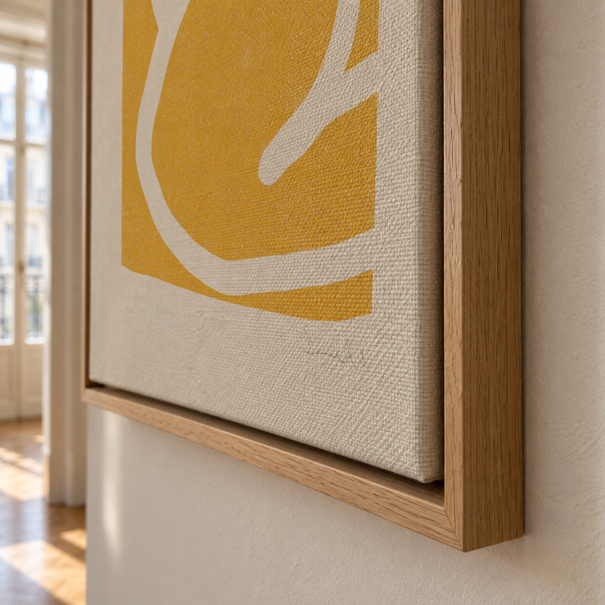 Mellow - Framed canvas detail