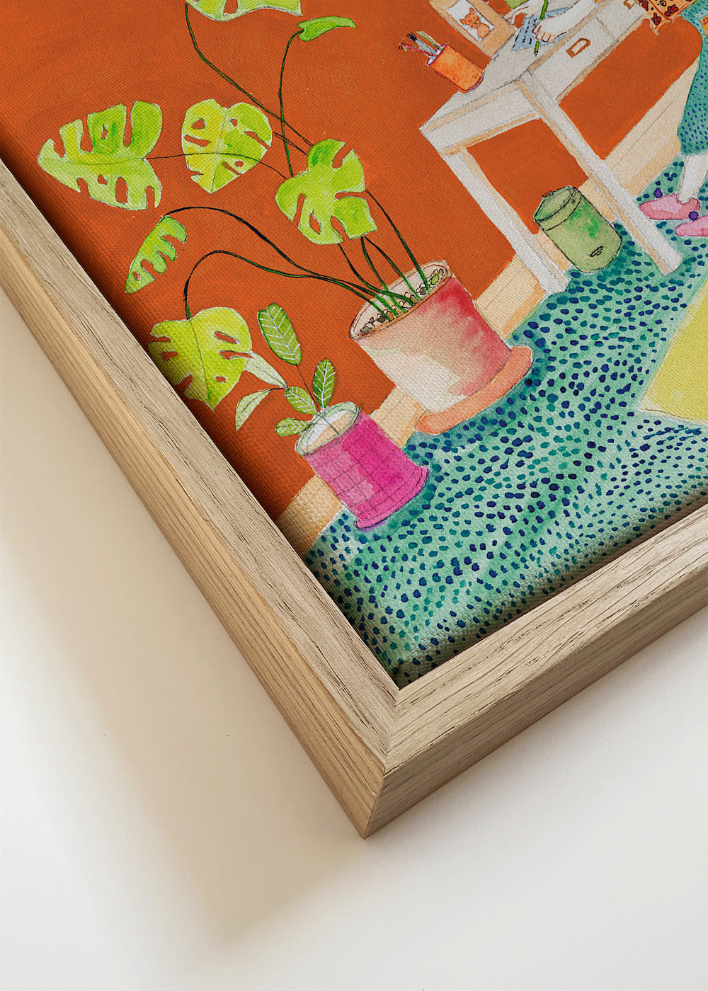 Illustration av katter inomhus