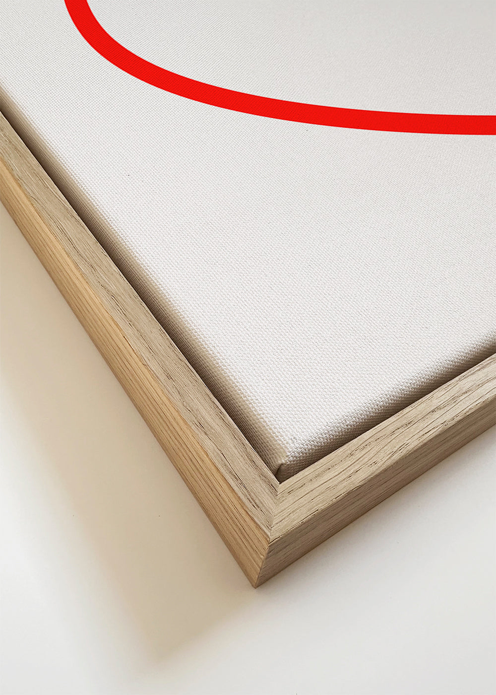 Illustration med två röda hjärtan minimalistisk