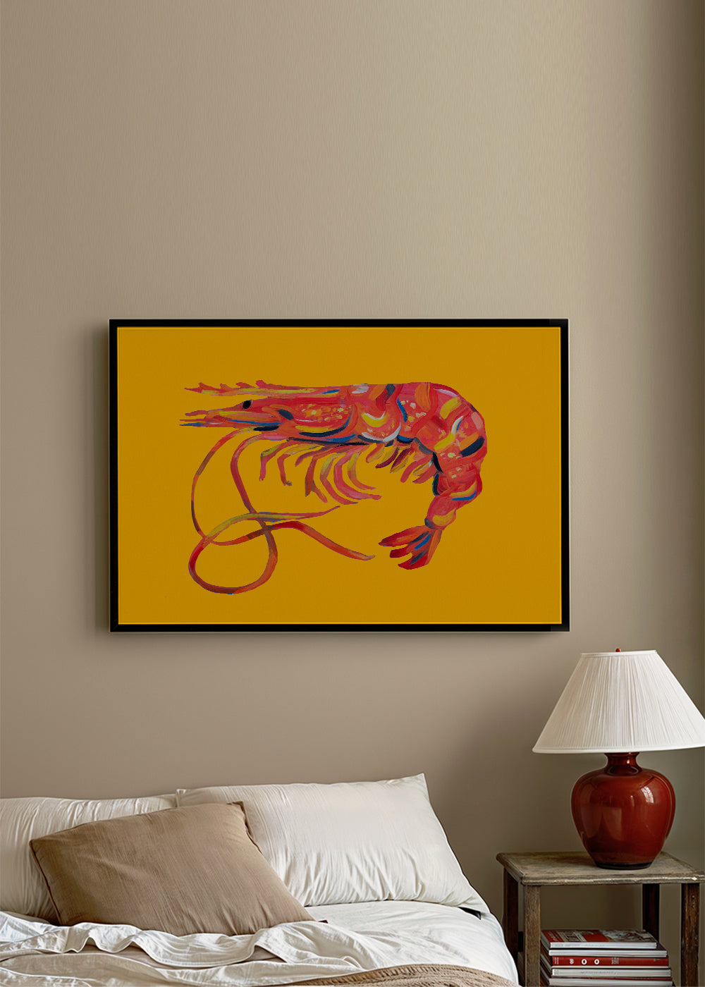 Prawn On Yellow
