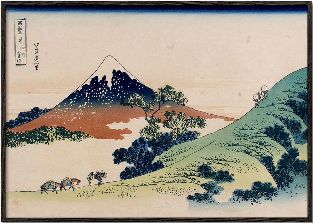 Landskapskonst: Mount Fuji i ukiyo-e-stil