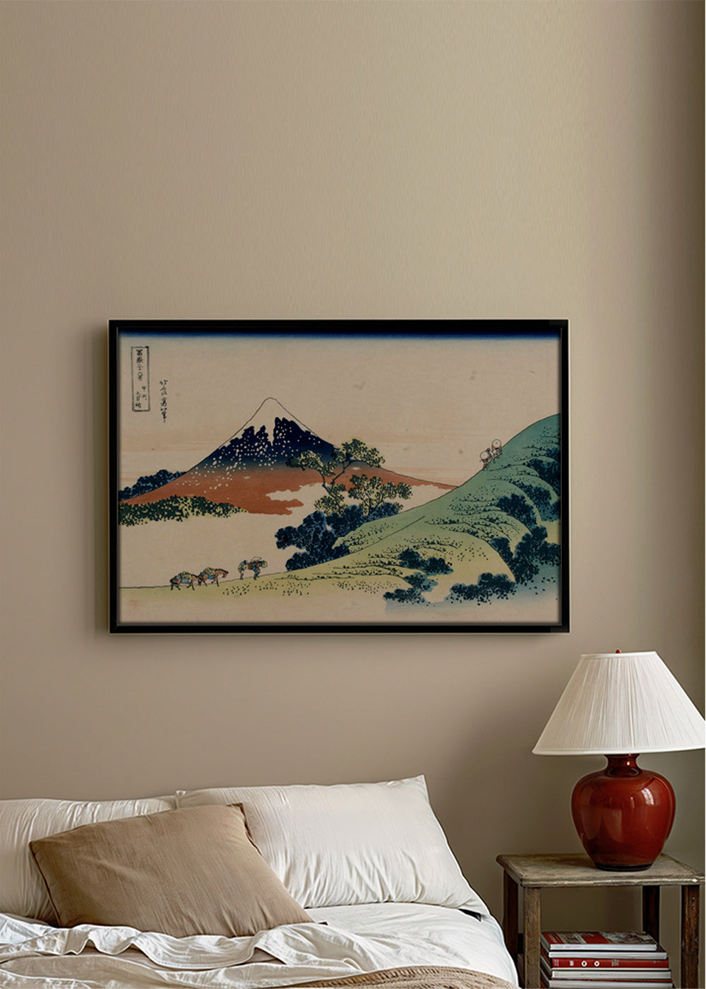 Landskapskonst: Mount Fuji i ukiyo-e-stil