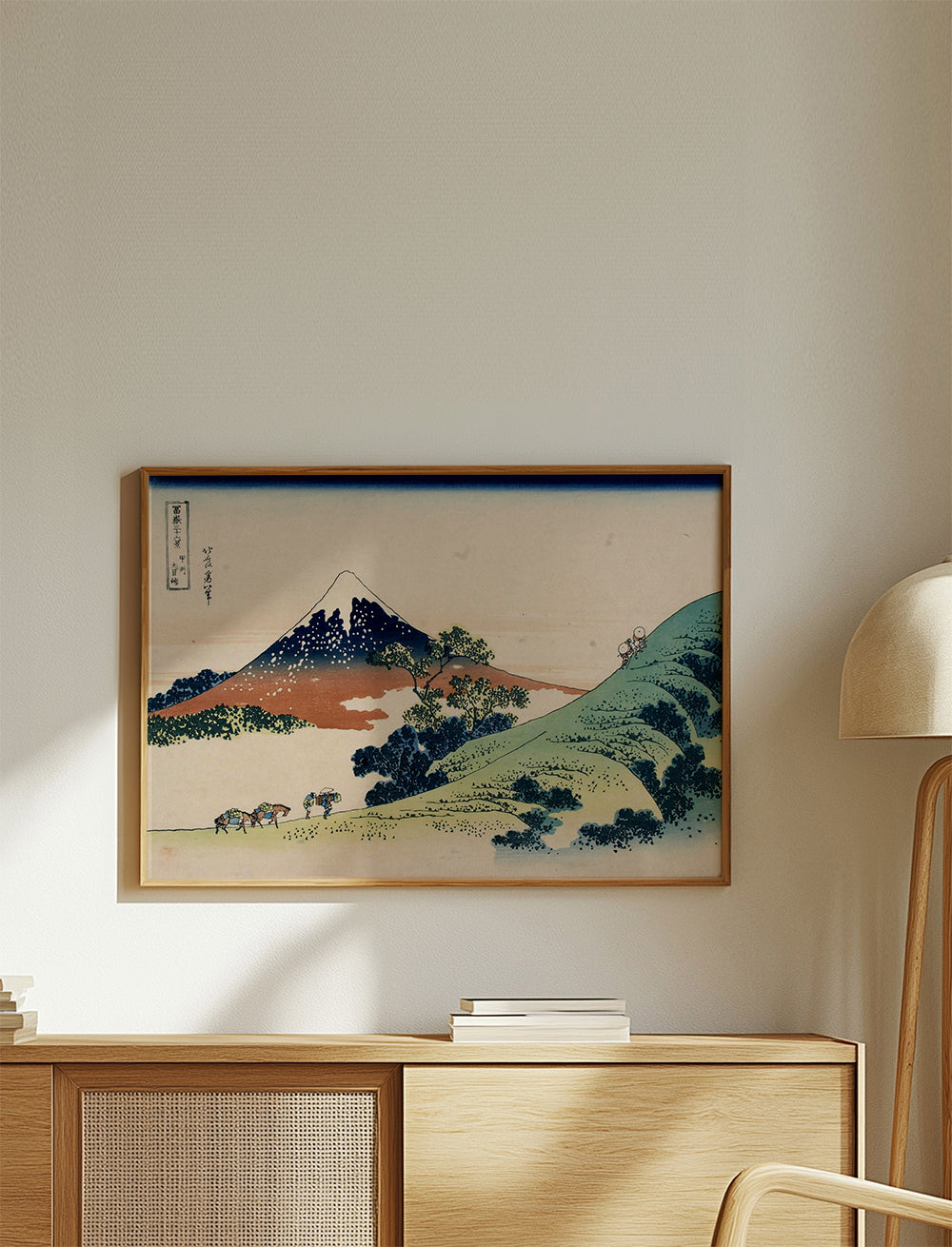Landskapskonst: Mount Fuji i ukiyo-e-stil
