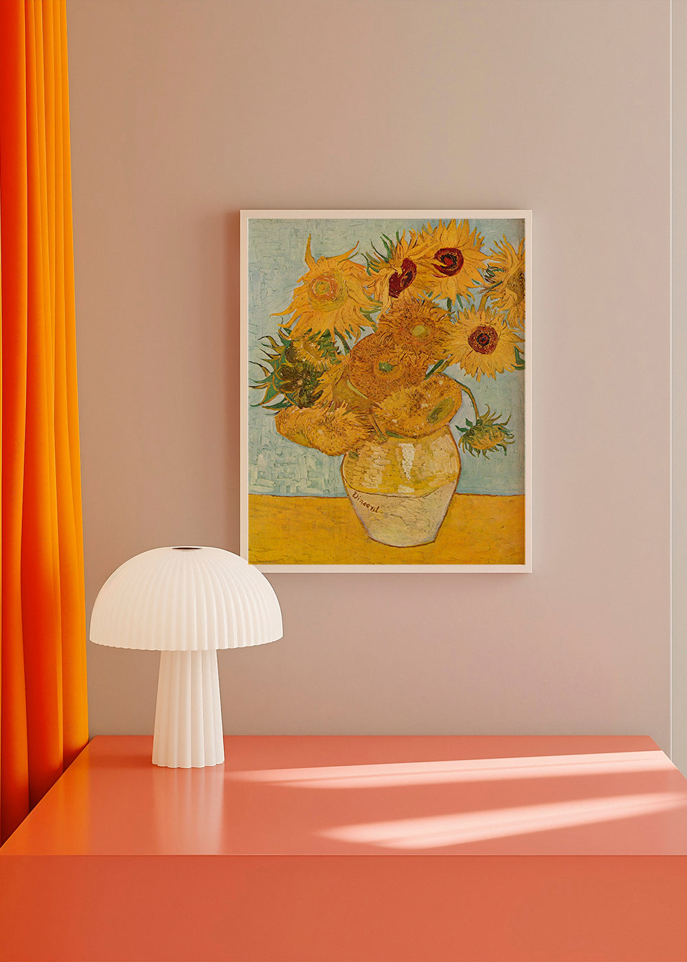 Botanisk poster Solrosor i vas