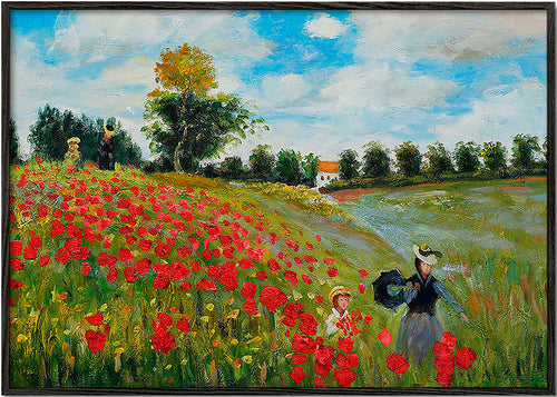 Landskapskonst: vallmofält i Argenteuil