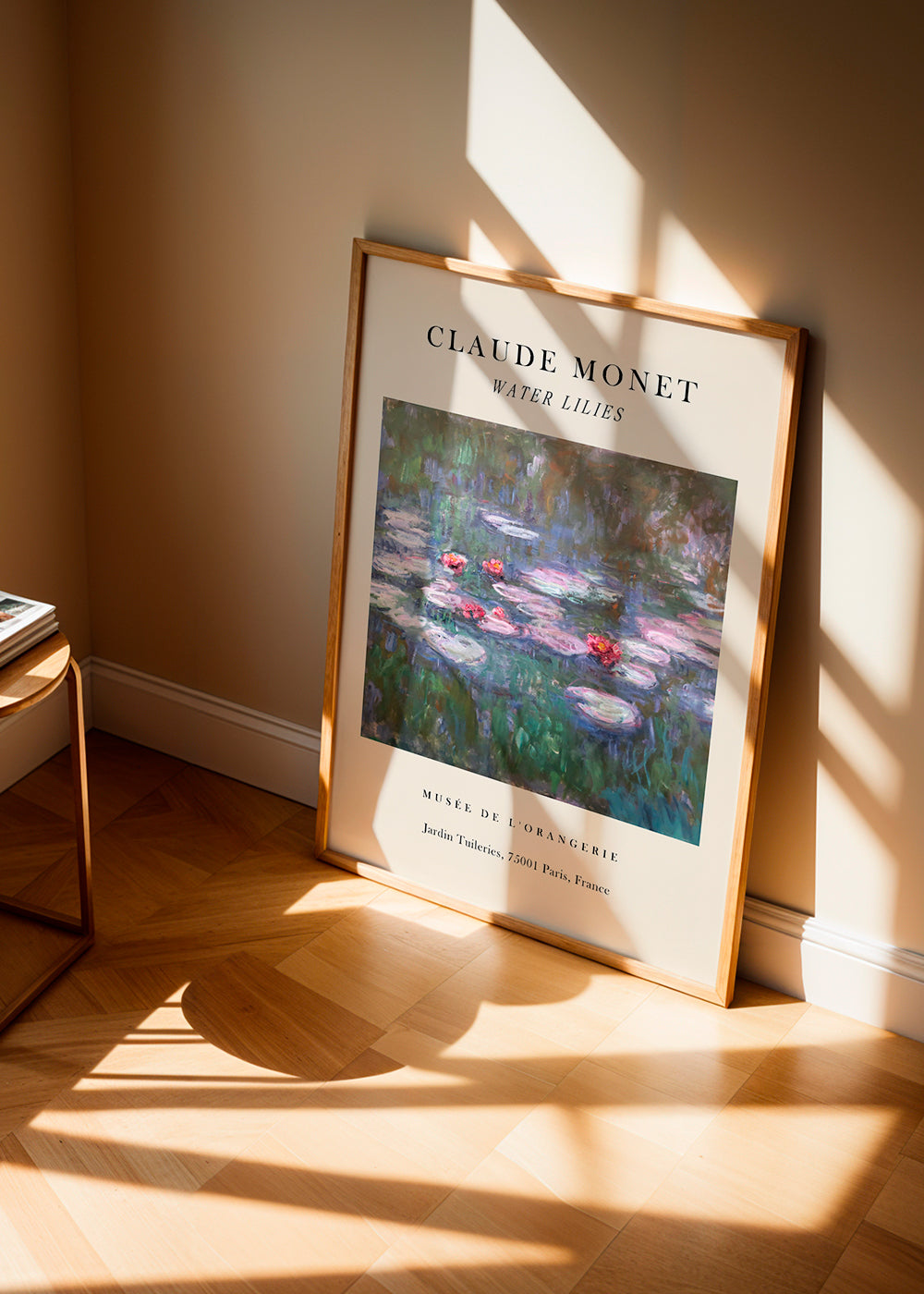 Botanisk poster: Näckrosor impressionistisk