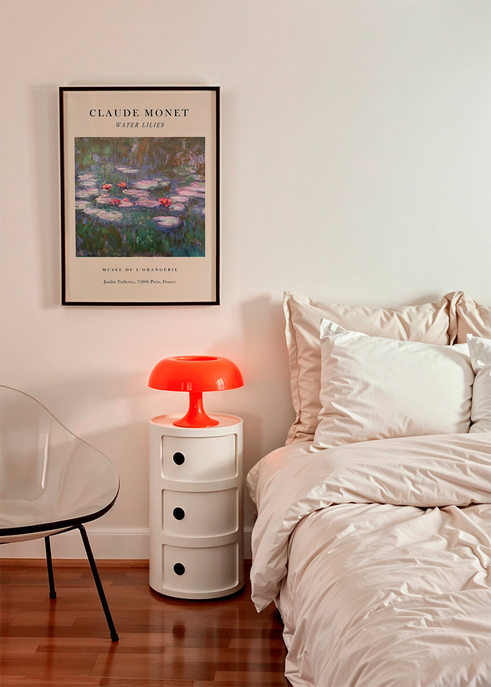 Botanisk poster: Näckrosor impressionistisk