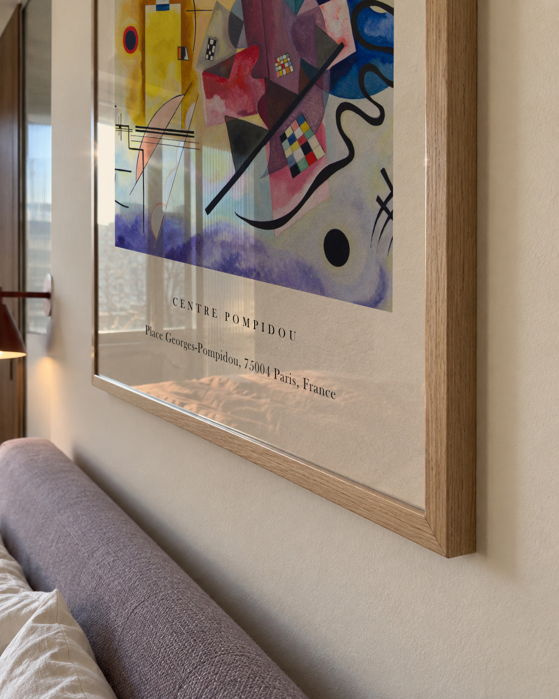 Gelb-Rot-Blau Exhibition - Vasili Kandinsky - Framed poster detail