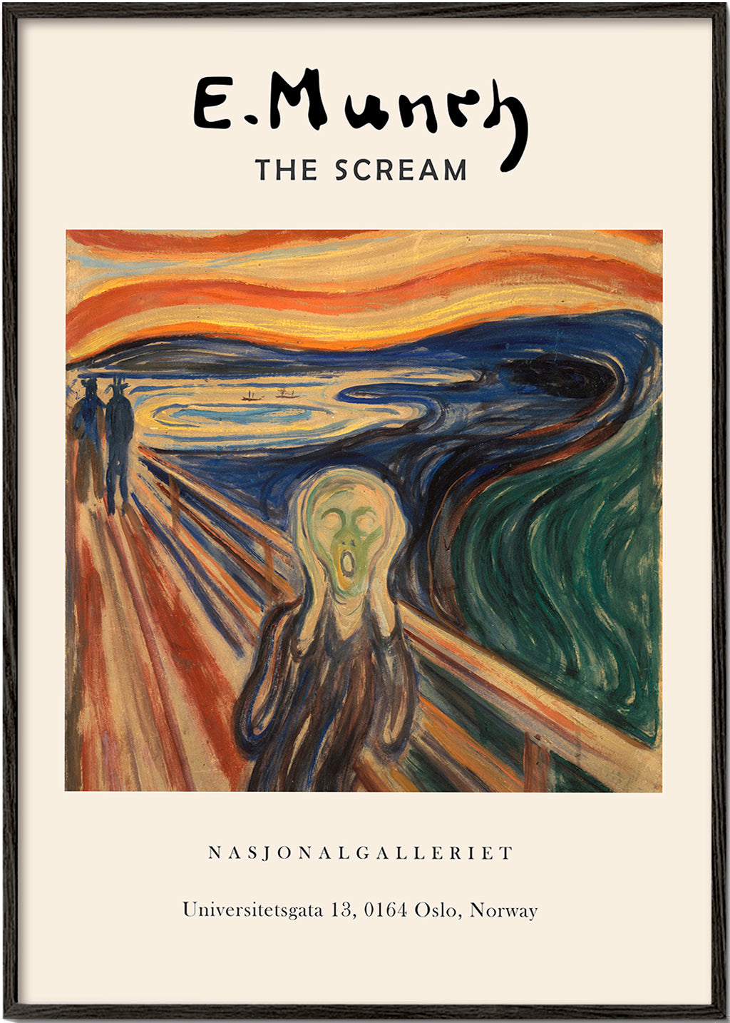 Abstrakt konstverk med expressionistisk figur