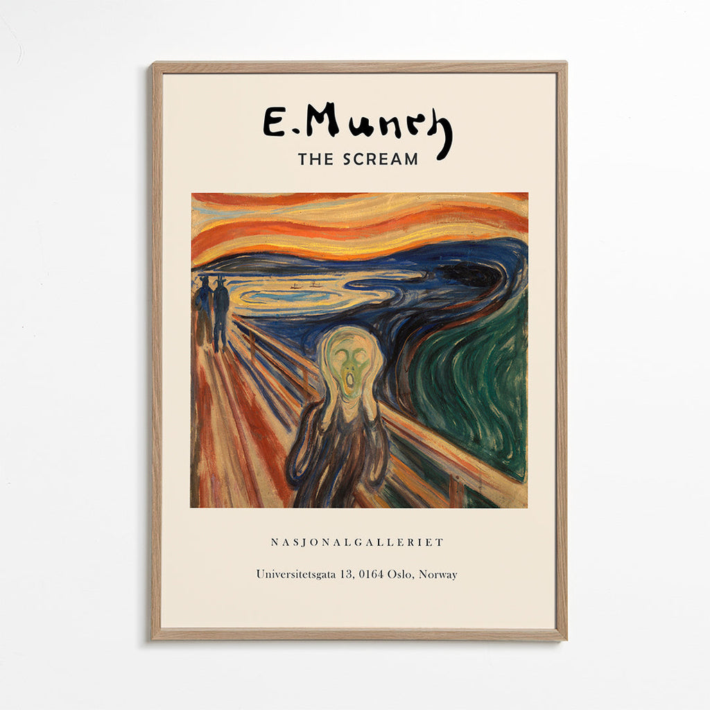Abstrakt konstverk med expressionistisk figur