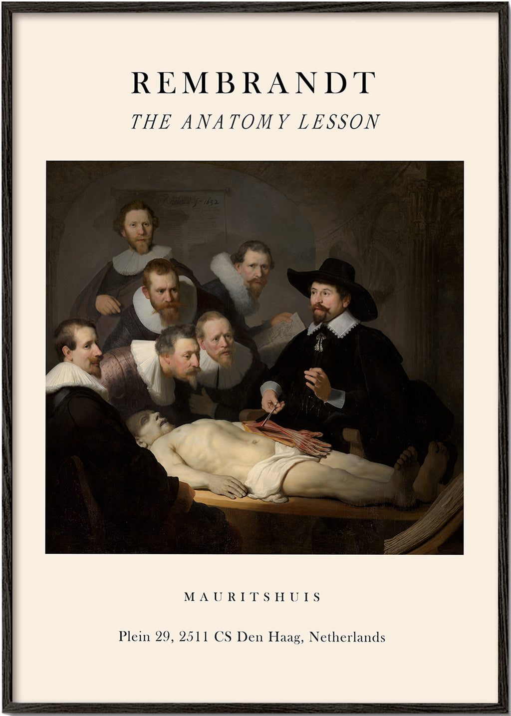 Vintage anatomilektion med kirurger