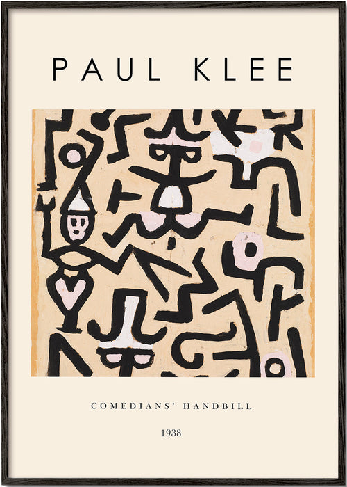 Abstrakt verk Paul Klee linjer och gester 1938