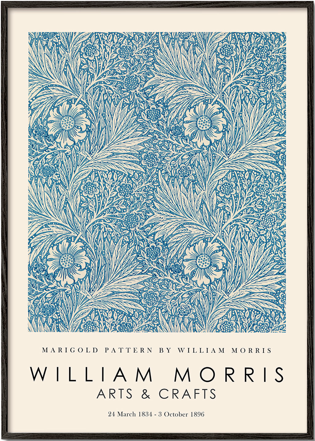 Botanisk poster William Morris Marigold