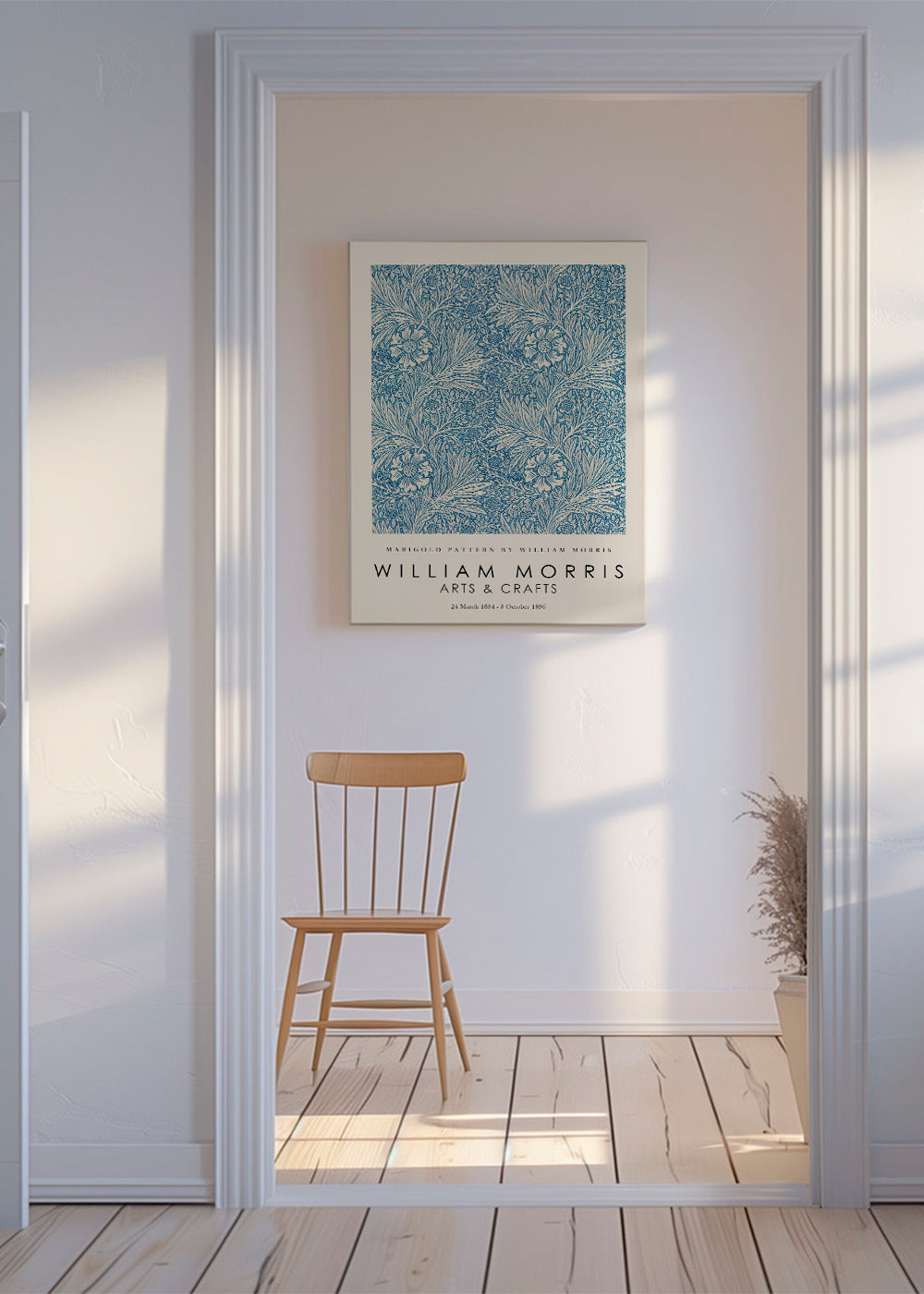 Botanisk poster William Morris Marigold
