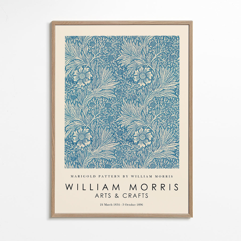 Botanisk poster William Morris Marigold