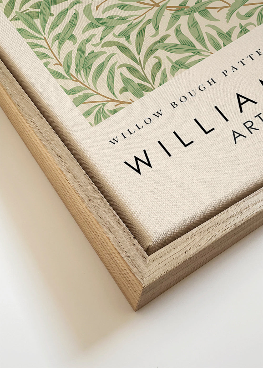 Botanisk poster Willow grenar i Morris-stil