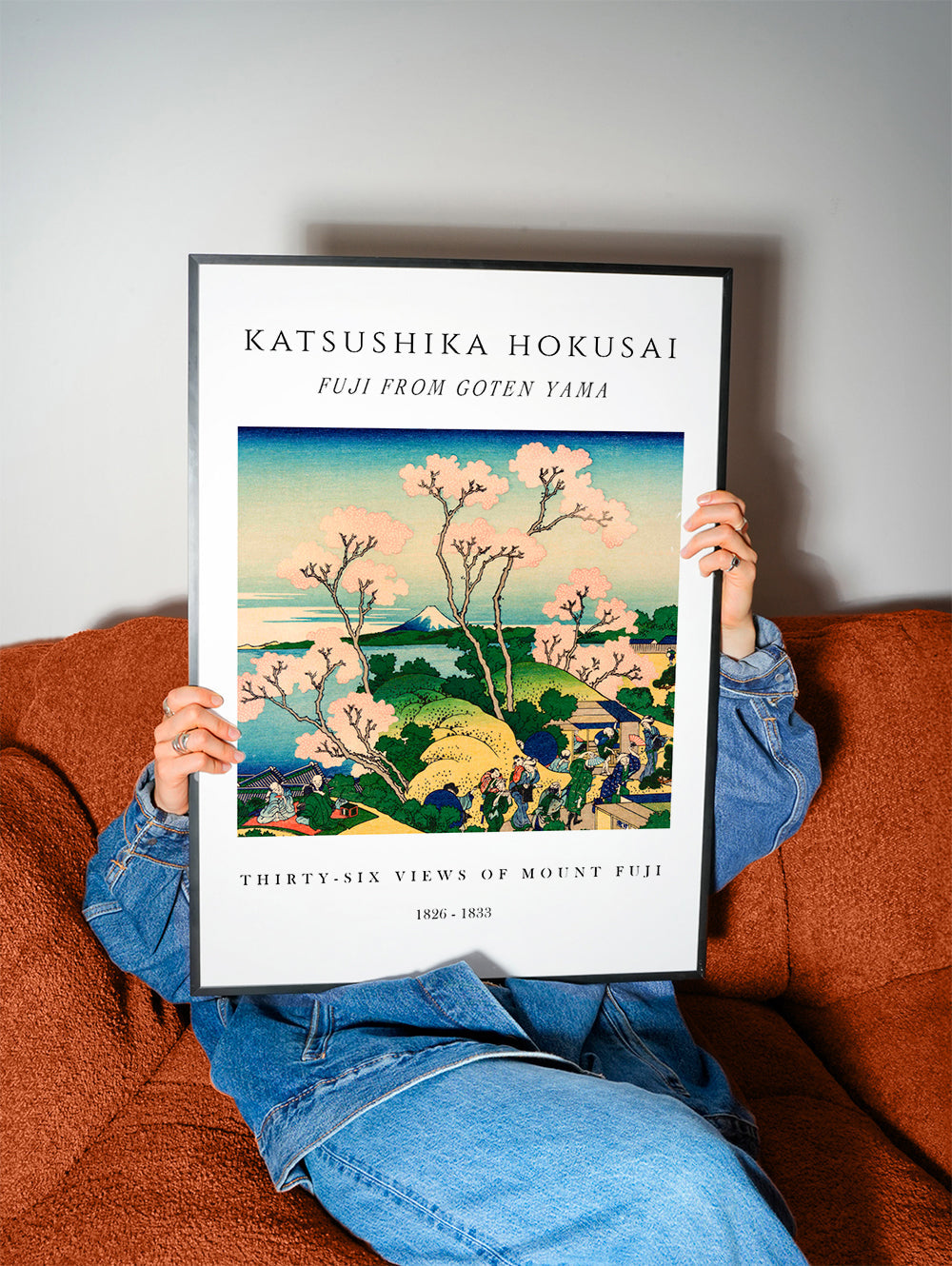 Landskapskonst: Mount Fuji med körsbärsblommor