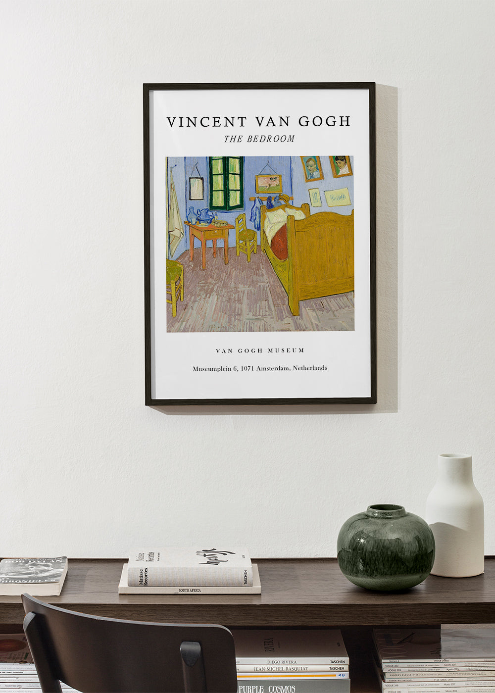 Vintage affisch: Van Goghs sovrum