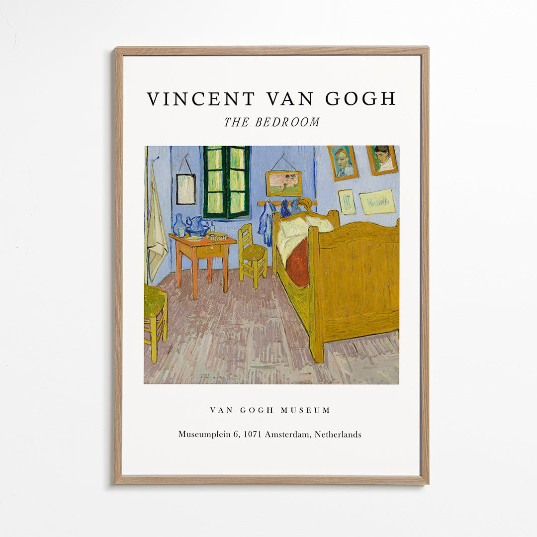 Vintage affisch: Van Goghs sovrum