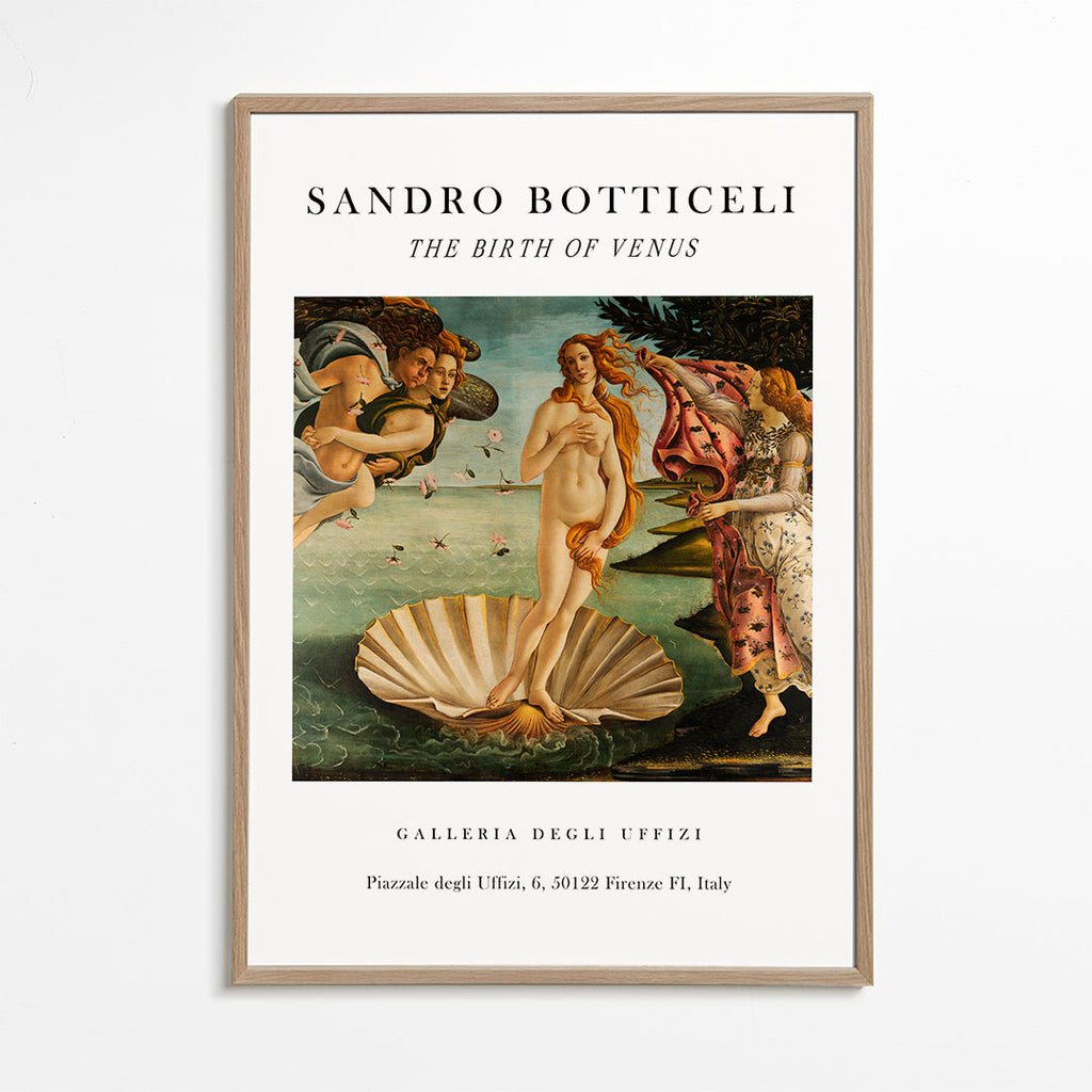 Klassisk Venus födelse-tryck av Botticelli