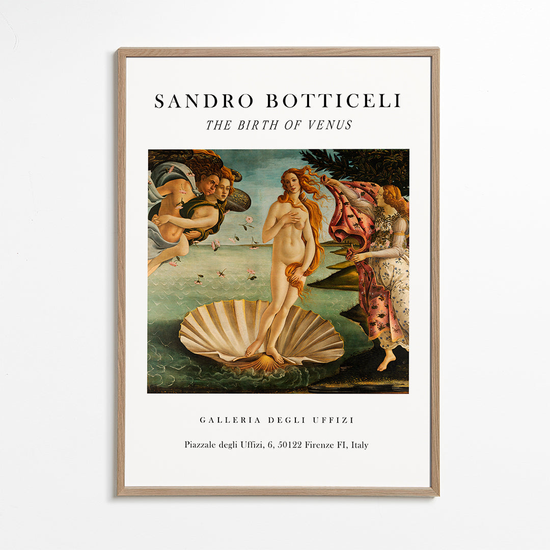 Klassisk Venus födelse-tryck av Botticelli