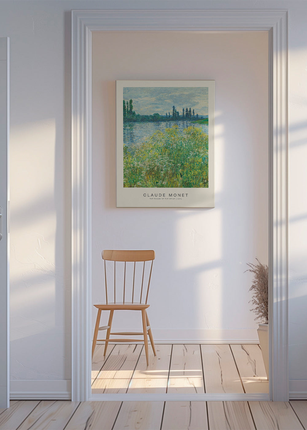 Cuadro de paisaje: Seines stränder med impressionistisk hand