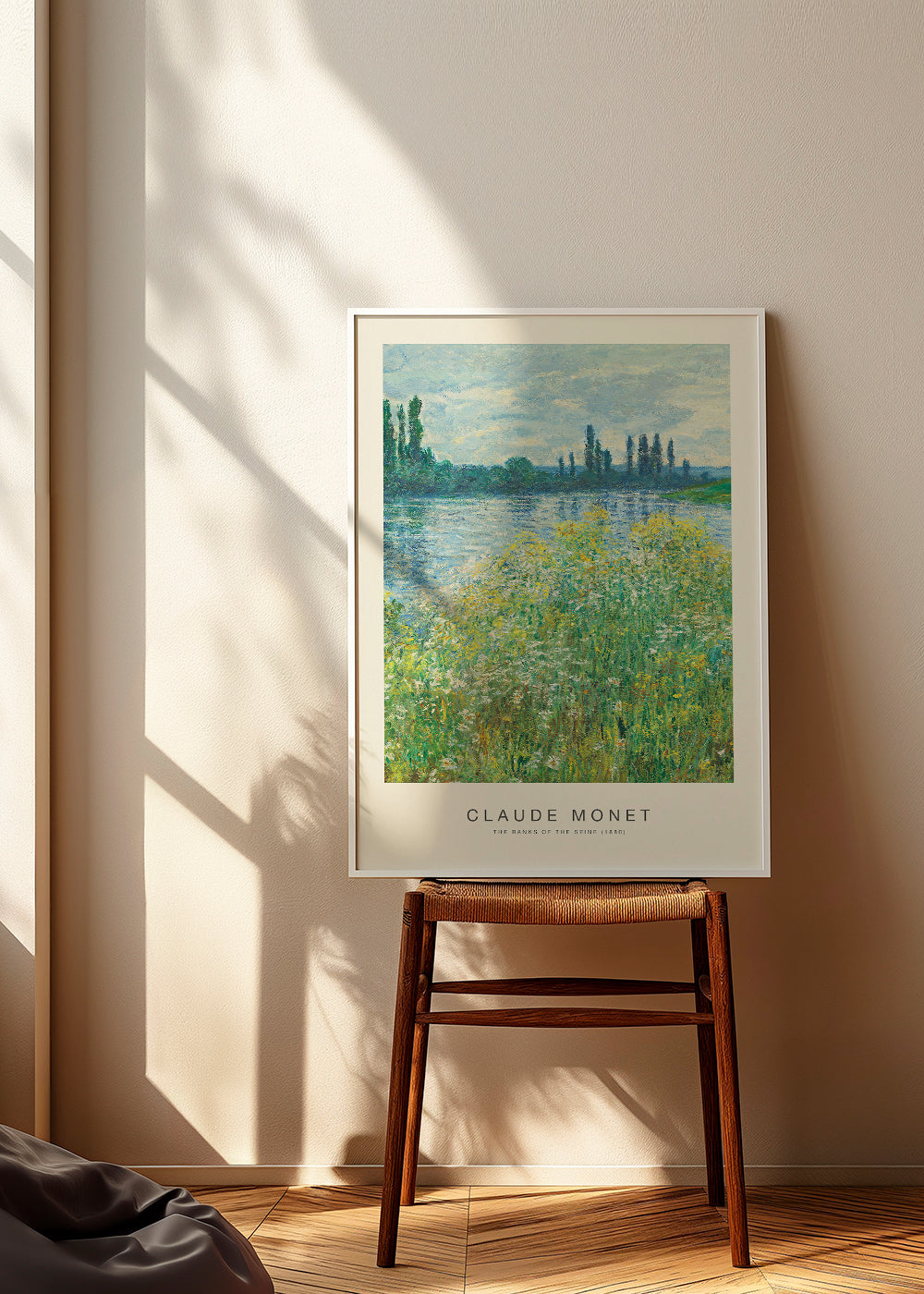 Cuadro de paisaje: Seines stränder med impressionistisk hand