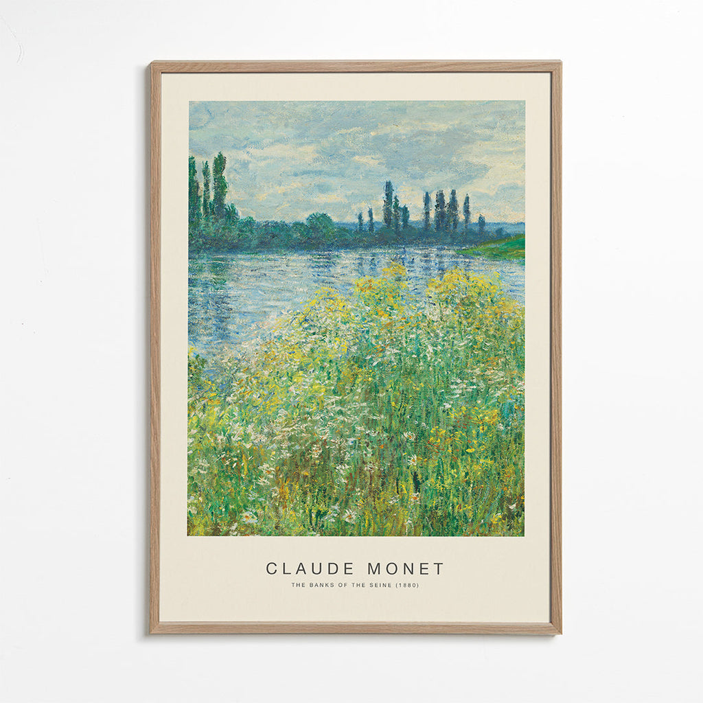 Cuadro de paisaje: Seines stränder med impressionistisk hand