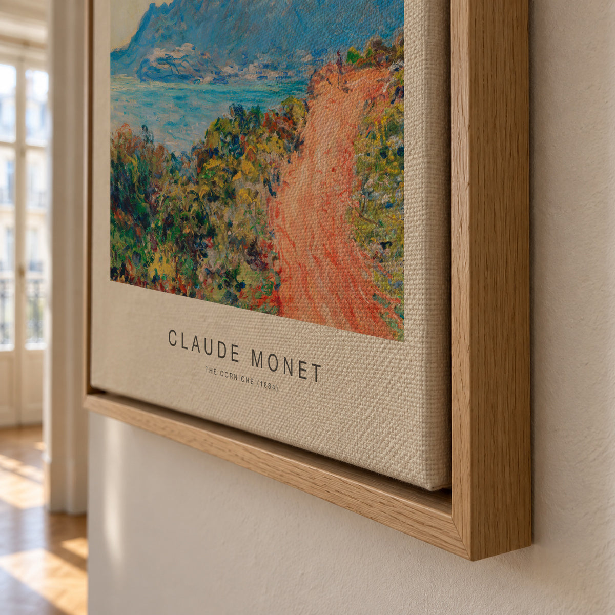 The Corniche (Special Edition) - Claude Monet - Framed canvas detail