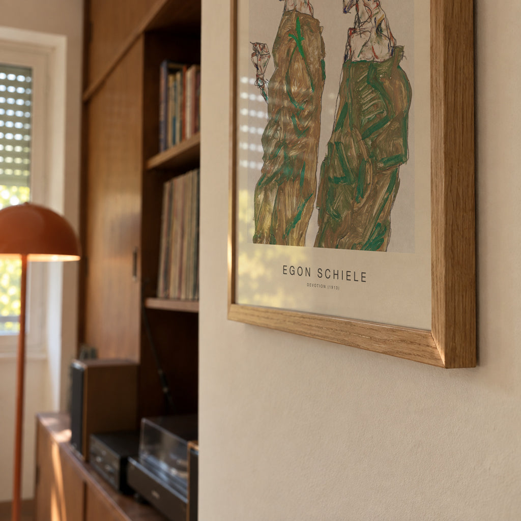 Devotion (Special Edition) - Egon Schiele - Framed poster detail