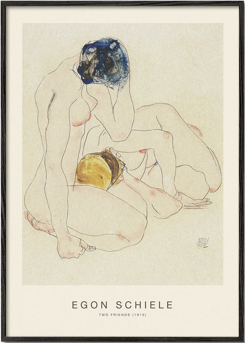 Illustration av två liggande figurer