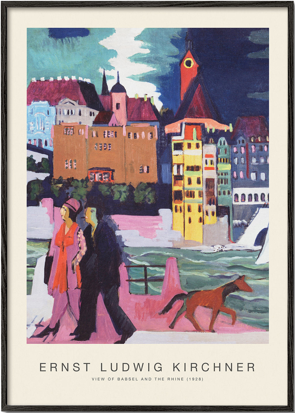Kökskonst: Basel och Rhen i expressionistiskt uttryck