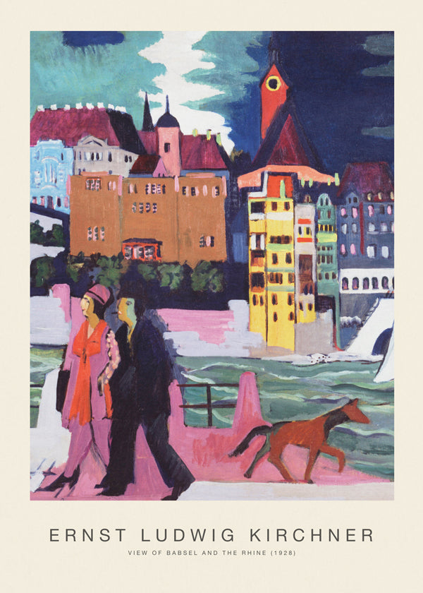 Kökskonst: Basel och Rhen i expressionistiskt uttryck