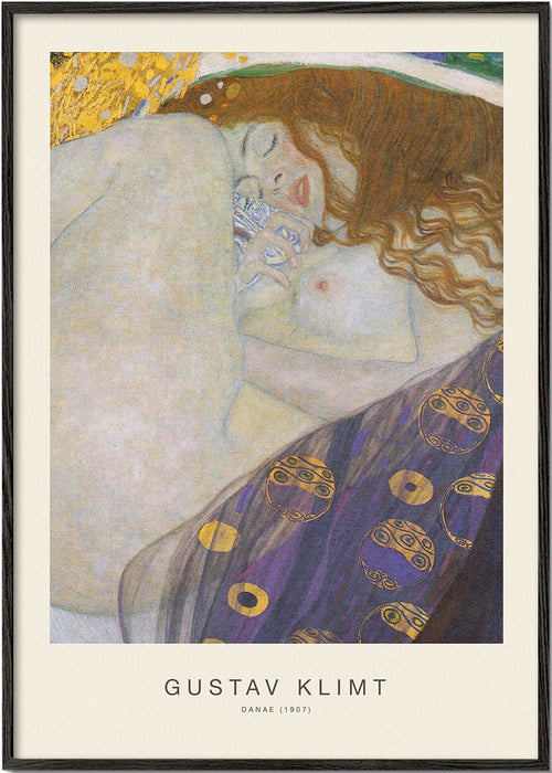 Vintage-affisch: Danae i gyllene toner
